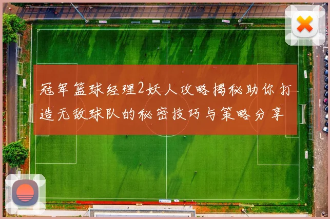 冠军篮球经理2妖人攻略揭秘助你打造无敌球队的秘密技巧与策略分享